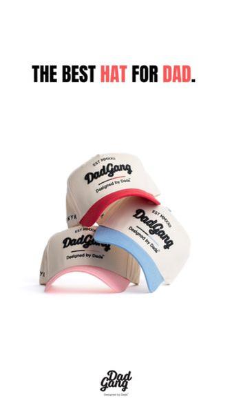 baseball cap, dad hat, snapback, trucker hat, fitted cap, sports cap, casual hat, product launch, brand awareness, minimalist, playful, neutral, red, blue